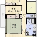 間取図 図面と現況が相違する場合は現況優先になります。