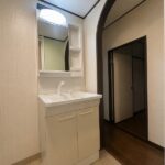 洗面 居住中ですが家具・家電を撤去後のイメージです。