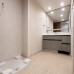 洗面　家具・家電を撤去後のイメージです。