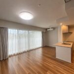 リビング　家具・家電を撤去後のイメージです。